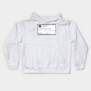 Kylie Jenner tweet 2020 Kids Hoodie